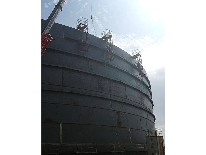 浙江舟山馬目油庫4臺100000立方儲罐施工工程