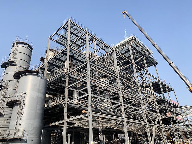 山西省沃能化工管廊架、框架設(shè)備及壓縮機廠房制作安裝工程11.jpg