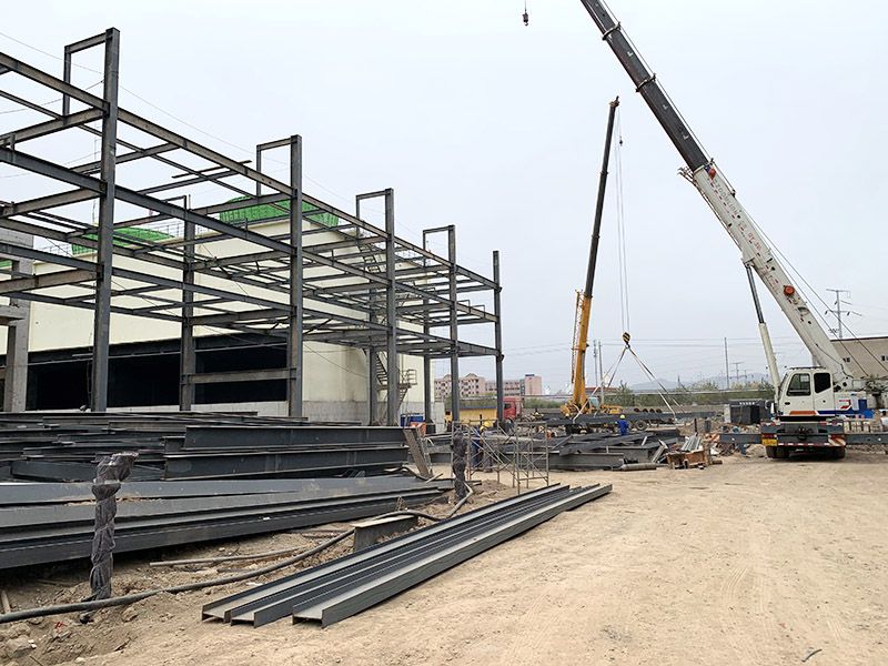 山西省沃能化工管廊架、框架設(shè)備及壓縮機(jī)廠房制作安裝工程