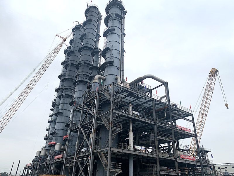 山西省沃能化工管廊架、框架設(shè)備及壓縮機(jī)廠房制作安裝工程